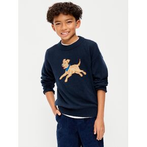 Old Navy SoSoft Oversized Graphic Sweater for Boys - Obscure Night in Kuwait
