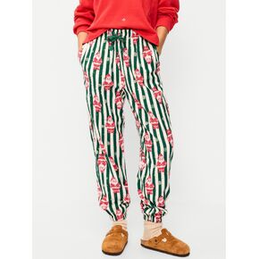 Old Navy Flannel Pajama Joggers for Women - Santa Stripes (Match the Fam!) in Kuwait