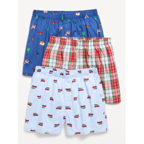 Old Navy Printed Boxer Shorts 3-Pack - Holiday Getaway in Kuwait