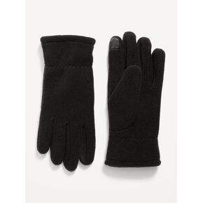 Old Navy Microfleece Gloves for Men - Black Jack in Kuwait