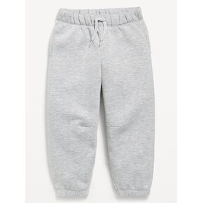 Old Navy Bounce Fleece Unisex Barrel Joggers for Toddler - Medium Heather Gray in Kuwait