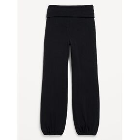 Old Navy High-Waisted PowerChill Bubble Joggers for Girls - Black Jack in Kuwait