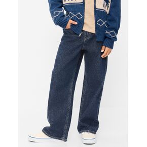 Old Navy Baggy Non-Stretch Jeans for Boys - Dark Wash in Kuwait