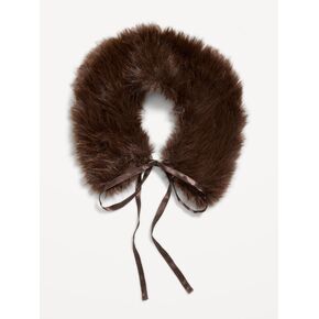 Old Navy Faux-Fur Collar Scarf - Earthen in Kuwait