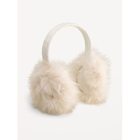 Old Navy Faux-Fur Earmuffs for Women - Creme De La Creme in Kuwait