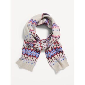 Old Navy Fair Isle Scarf - White Fair Isle in Kuwait