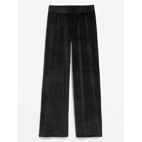 Old Navy High-Waisted Velour Super Wide-Leg Leggings - Light Black Heather in Kuwait