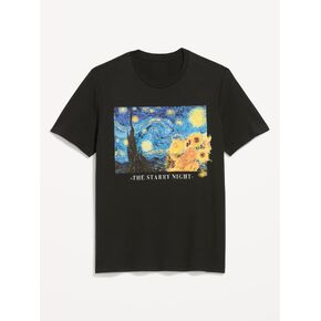 Old Navy Vincent Van Gogh T-Shirt - Black Spark in Kuwait