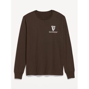 Old Navy Guinness® Loose Rotation Long-Sleeve Graphic T-Shirt - Surface Brown in Kuwait
