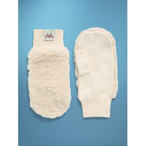 Old Navy Old Navy x Disney Bambi Sherpa Mittens for Women - Cream Puff in Kuwait