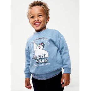 Old Navy Frosty the Snowman™ Oversized Unisex Graphic Sweatshirt for Toddler - Naturalist Blue in Kuwait