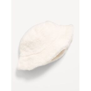 Old Navy Faux-Fur Bucket Hat for Girls - Sea Salt in Kuwait