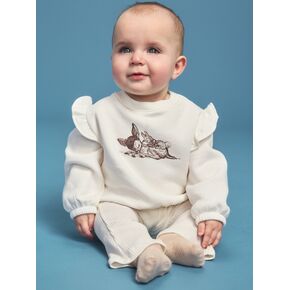 Old Navy Old Navy x Disney Bambi Sweatshirt and Leggings Set for Baby - Sea Salt in Kuwait