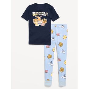 Old Navy Gender-Neutral Printed Snug-Fit Pajama Set for Kids - Food in Kuwait