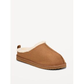 Old Navy Faux-Suede Mule Slippers for Boys - Brown in Kuwait