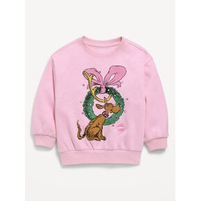 Old Navy Dr. Seuss™ Grinch Crew-Neck Sweatshirt for Toddler Girls - Preppy Pink in Kuwait