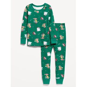 Old Navy Printed Snug-Fit Pajama Set for Toddler & Baby - Skiers in Kuwait