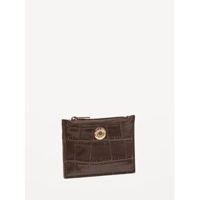 Old Navy Croc-Embossed Card Holder - Chocolate in Kuwait
