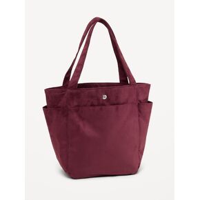 Old Navy Faux-Suede Everyday Tote Bag - Vintage Burgundy in Kuwait