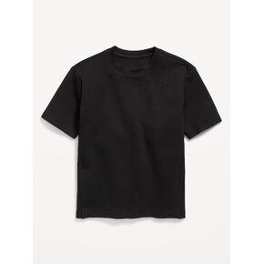 Old Navy Dynamic Fleece Short-Sleeve T-Shirt for Boys - Black Jack in Kuwait