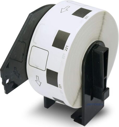 BETCKEY - Compatible with Brother DK-2223 (2" x 100', Removable) Continuous Paper Labels, Compatible for Brother Desktop Label Printers [1 Roll Continuous Labels, Removable] in Kuwait