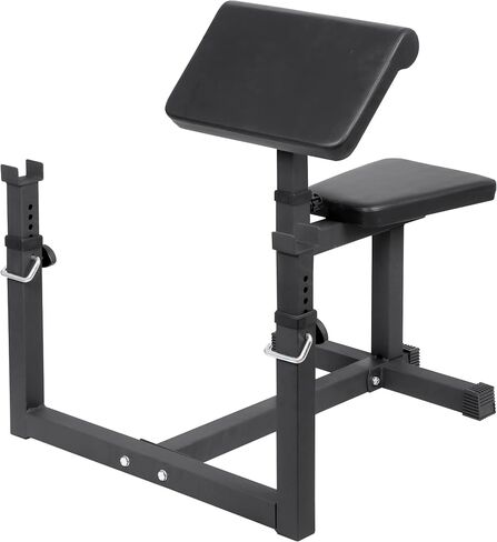 HSM Preacher Curl Weight Bench أقصى تحميل 450 رطل لتدريبات القوة وذراع جالسة معزولة بالحديد الدمبل ذات الرأسين محطة الصالة الرياضية المنزلية in Kuwait