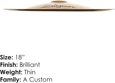 Zildjian 18 بوصة صنج تحطم الصين مخصص in Kuwait