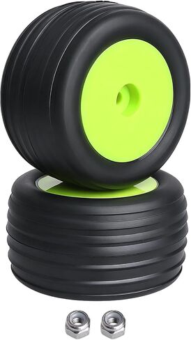 عجلات أمامية مثبتة لإطارات Losi Mini T 2.0 البديلة 1/18 للطرق الوعرة (أصفر) in Kuwait