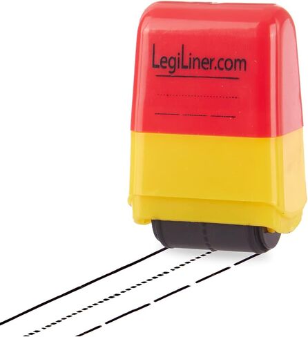 LEGILINER - خط كتابة يدوي متقطع 1/2 بوصة، متدحرج، ختم ذاتي التحبير. أداة ممارسة الكتابة اليدوية للمعلمين/OT's/المدرسة المنزلية/التعليم الخاص، رياض الأطفال/حجم الصف الأول/الثاني. in Kuwait