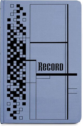 Adams Record Ledger, 7.63 x 12.13 Inches, Blue, 500 Pages (ARB712CR5) in Kuwait