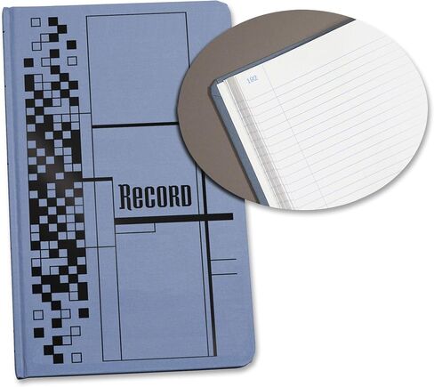 Adams Record Ledger, 7.63 x 12.13 Inches, Blue, 500 Pages (ARB712CR5) in Kuwait