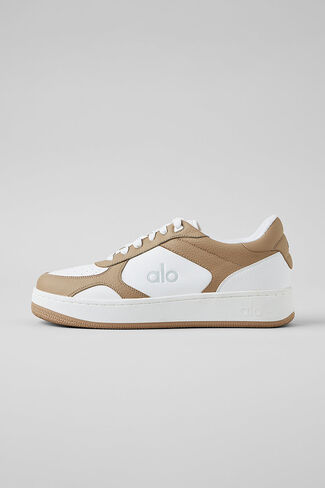 Alo Yoga ALO Recovery Mode Sneaker (Unisex) - Gravel/White in Kuwait