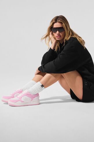 Alo Yoga ALO Recovery Mode Sneaker (Unisex) - Pink/White in Kuwait