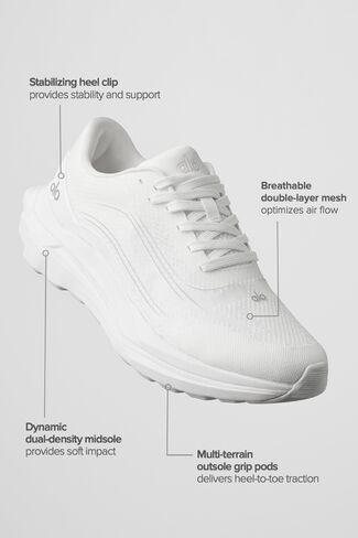 Alo Yoga ALO Runner (Unisex) - White/White in Kuwait