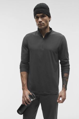 Alo Yoga Conquer 1/4 Zip Reform Long Sleeve - Anthracite in Kuwait