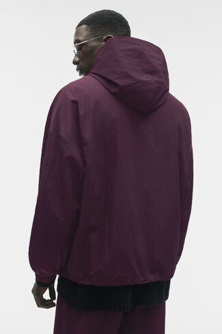 Alo Yoga Axis Hooded Pullover - Rich Bordeaux in Kuwait