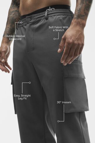 Alo Yoga Kinetic Cargo Pant - Anthracite in Kuwait