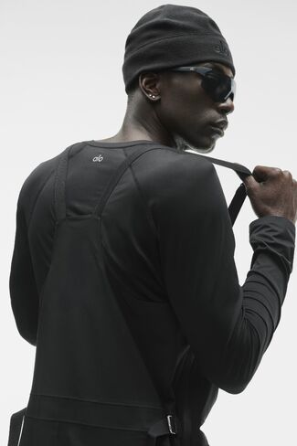 Alo Yoga Alpha Max Bib - Black in Kuwait