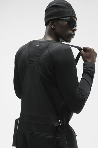 Alo Yoga Alpha Max Bib - Black in Kuwait
