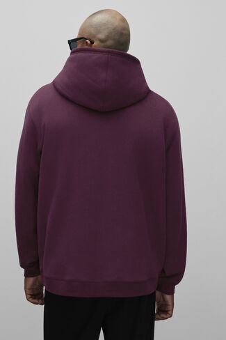 Alo Yoga Renown Heavy Weight Hoodie - Rich Bordeaux in Kuwait