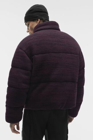 Alo Yoga Stage Sweater Puffer  - Rich Bordeaux Multi in Kuwait