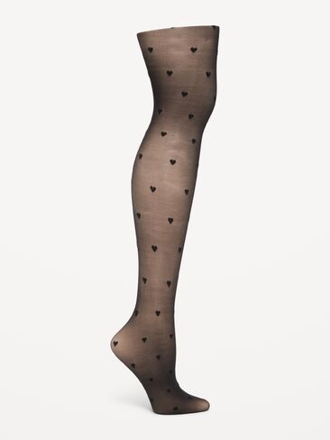 Old Navy Printed Tights for Women - XOXO Pattern in Kuwait