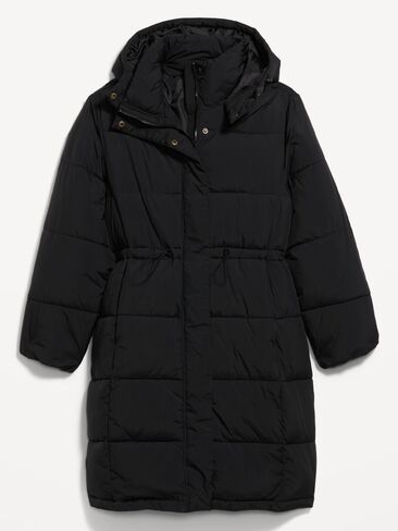 Old Navy Long Puffer Parka Jacket - Black Jack in Kuwait