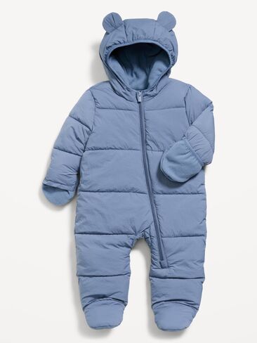 Old Navy Water-Resistant Unisex Frost Free Puffer Snowsuit for Baby - Night Cloud in Kuwait