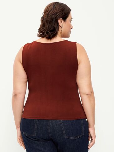 Old Navy Sleeveless Twist-Front Top - Emberglow in Kuwait