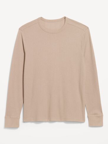 Old Navy Crew-Neck Waffle T-Shirt - Chocolate Malted in Kuwait