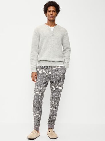 Old Navy Flannel Pajama Joggers for Men - Polar Bears in Kuwait