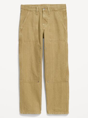 Old Navy 90s Baggy Double-Knee Carpenter Jeans - Warm Khaki in Kuwait