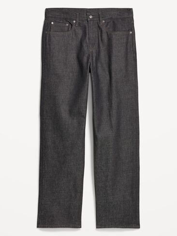 Old Navy 90s Loose Jeans - Black Raw in Kuwait