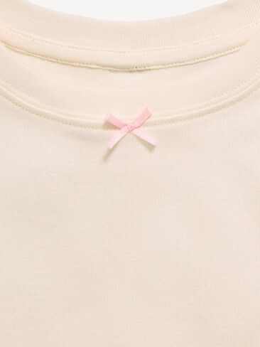Old Navy Long-Sleeve T-Shirt for Girls - Sea Salt in Kuwait